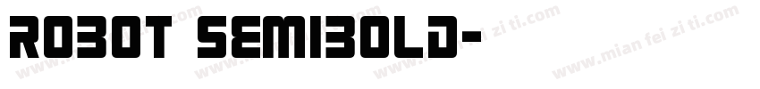 Robot SemiBold字体转换